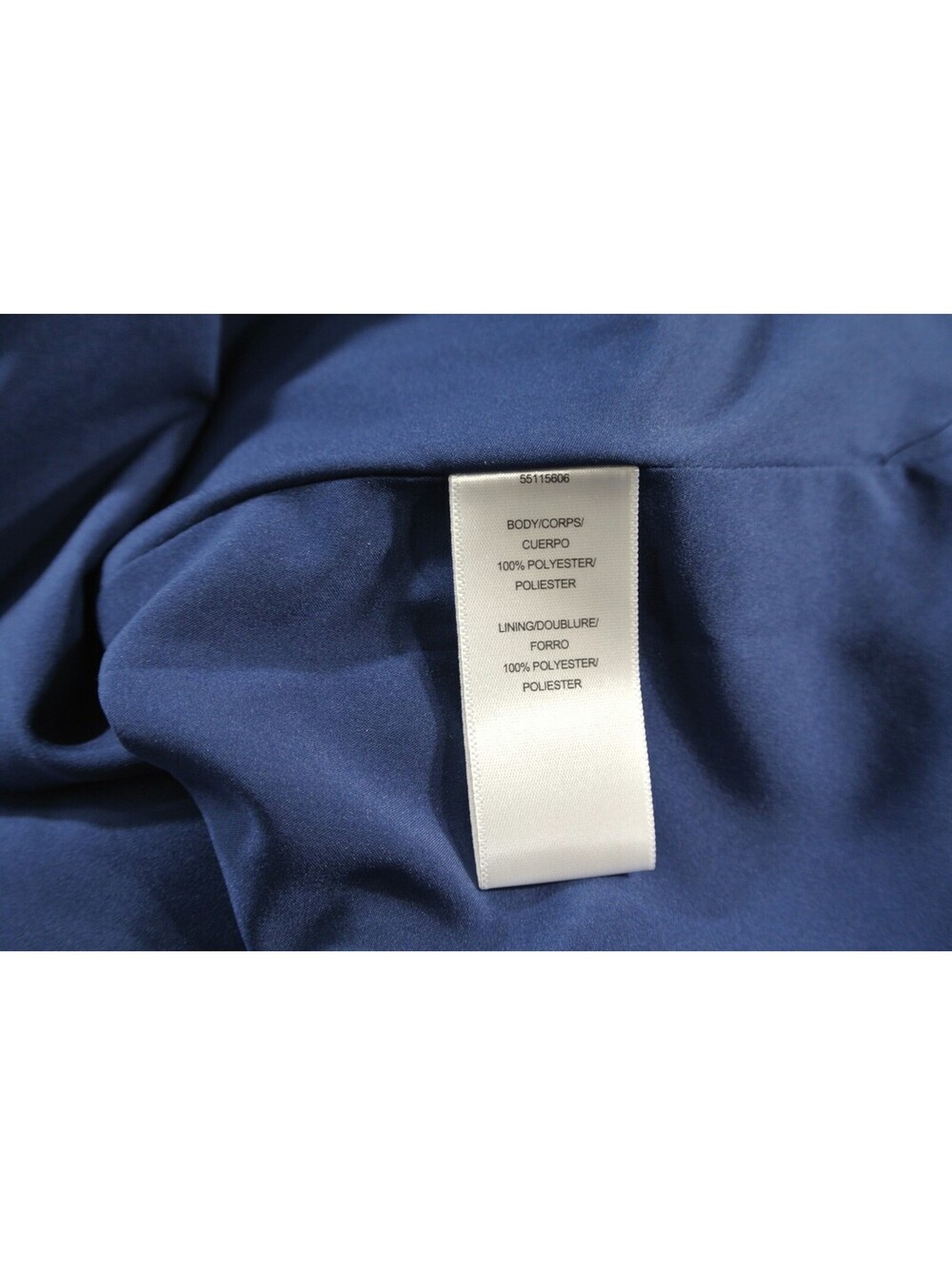 NEW Kay Unger Blue Evaline Placed Floral Cocktail Midi Dress Size 14 #MD2089 - Picture 8 of 9